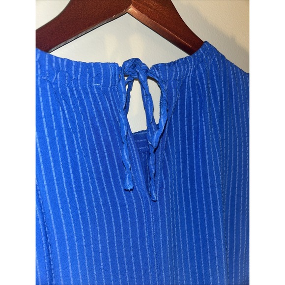 Loft Sleeveless Blouse Top Royal Blue XS Light And Airy - Picture 14 of 14